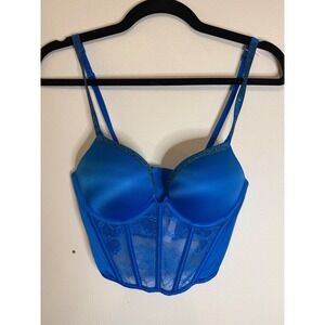 Victoria's Secret Very Sexy Bombshell Shine Strap Push-Up Corset Size 32C NWT